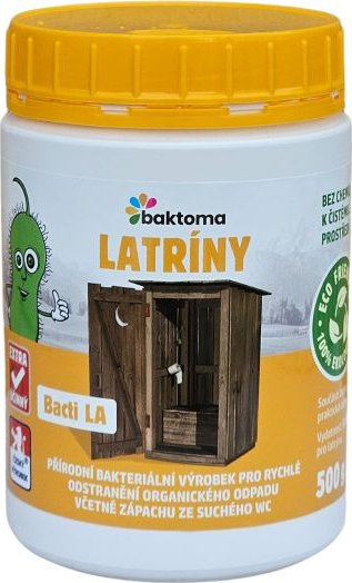Baktoma Bacti LA - Bakterie do latríny - 0,5kg BACTI LA: 0,5 kg
