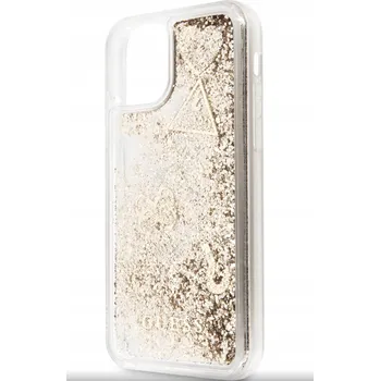 Pouzdro na mobilní telefon Zadní Kryt Guess pro Apple iPhone 11 zlatý