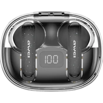 Sluchátka Awei T86 ENC, bezdrátová sluchátka, černá