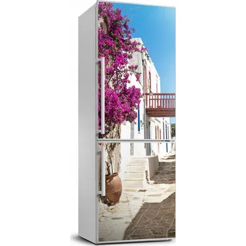 Fototapeta Tapeta samolepka na ledničku Řecké uličky 70x190