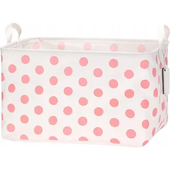 Úložný box ORGANIZÉR KOŠ NA PRÁDLO ULOŽENÍ OBLEČENÍ HRAČKY 42 X 30 X 25 CM