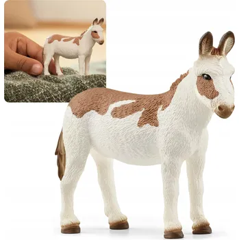 SCHLEICH 13961 Americký strakatý osel