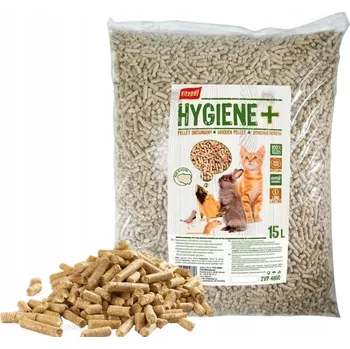 Podestýlka pro hlodavce Vitapol Dřevěné pelety HYGIENE 15L podestýlka pro všechna zvířata