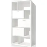 Nabytekmorava Policová skříň s dvířky Alfa 180 barva lamina: bílá