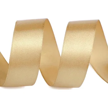 Stuha Atlasová stuha svazky po 5 m šíře 20 mm Varianta: 87 zlatá stř., Balení: 5 m