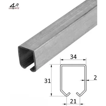 příslušenství k bráně Nosník 34x31x2mm