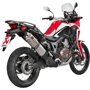 Výfuk pro motocykl Akrapovic Slip-On Line Titanium/Stainless Steel Honda CRF 1000 L Africa Twin 2016 – 2019