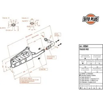 Motodíl Výfuk LeoVince PIAGGIO FL 1995 - 2000 SITOPLUS