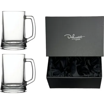 Sklenice Sahm Dárková sada pivních půllitru v saténovém balení PUB 500 ml 2KS