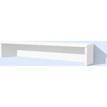 Šatní skříň Nabytekmorava Nástavec na pracovní stůl Alfa 102 barva lamina: bílá