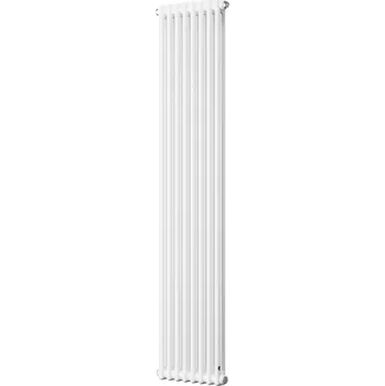 Radiátor Koupelnový radiátor TUBUS 2 bílá barva, Bílá, 25 cm, 180 cm, Boční
