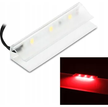 LED páska Osvětlení výloh 0,25 W 12V DC 0,06 m červené