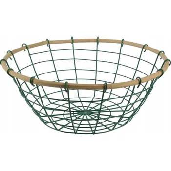 Obraz Koš na ovoce bambusový zelený