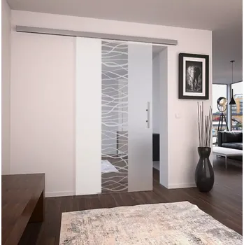 Interiérové dveře Melina Montana skleněné posuvné dveře 1025 mm softclose
