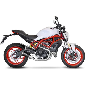 Výfuk pro motocykl Výfuk LeoVince DUCATI MONSTER 797 2017 - 2020 LV-10 BLACK EDITION