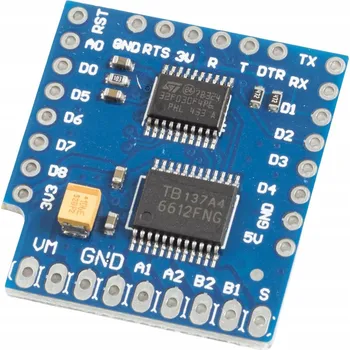 Bezpečnostní kamera Řídicí jednotka MSALAMON Modul s řízením DC motorů pro WeMos D1