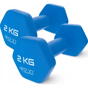 Činky na cvičení 4FIZJO litinové závaží 2x2 kg