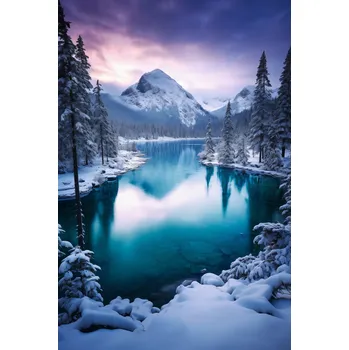 Plakát Plakát Horská průhledy bez rámu 61 x 91,5 cm