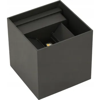 Venkovní osvětlení Fasádní svítidlo VALIT 12W 4000K 1100LM IP65 100x100x100 Čtvercové GRAFIT