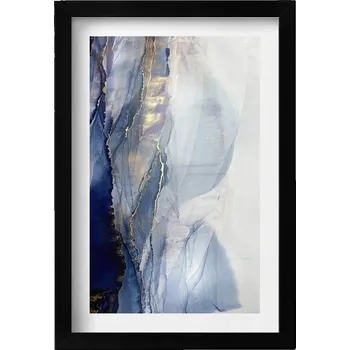 Obraz Obraz v černém rámu na zeď do obýváku kuchyně Abstrakce 20x30 cm