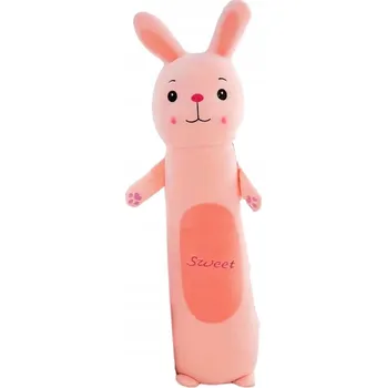 plyšák DLOUHÝ PLYŠOVÁ HRAČKA POLŠTÁŘ králík 90 cm