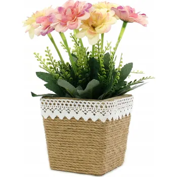 umělá květina UMĚLÉ KVĚTINY ROSTLINA V KVĚTINÁČI 26 cm