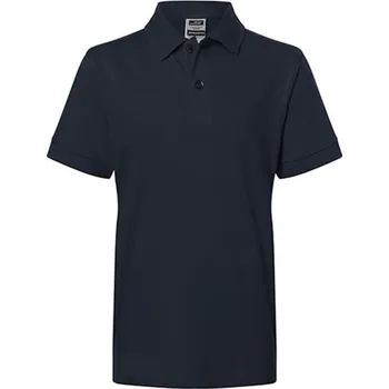 Chlapecké tričko James&Nicholson Dětská polokošile JN070K Navy L (134/140)