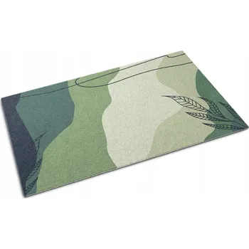 Rohožka Savá venkovní vstupní rohožka před dveře Pastelová Zeleň 150x100 cm