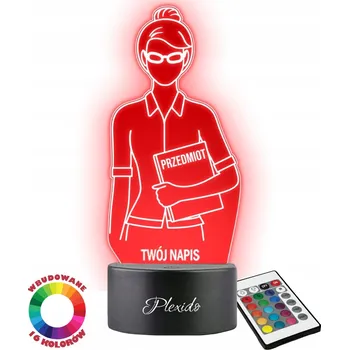 Lampička Plexido vícebarevná Noční lampa