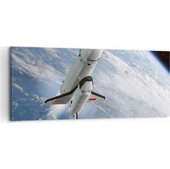 Obraz Obraz na plátně do obýváku ložnice 120x50 kosmos foto obrazy na zeď