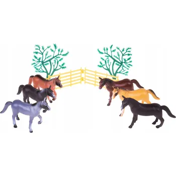 Figurka Hipo Koně 6 Ks. cca 10 cm HSH001