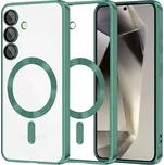 Techsuit Luxury Crystal MagSafe, Samsung Galaxy S25, zelený