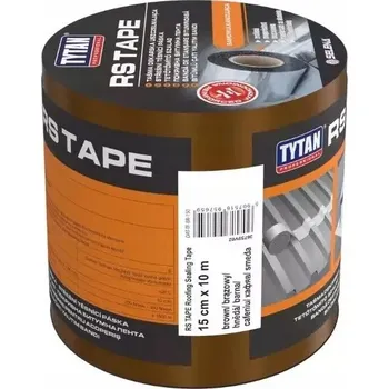 Lepicí páska Bitumenová těsnicí páska na střechy 10 m x 15 cm TYTAN hnědá 8017