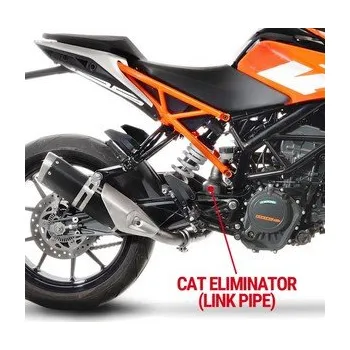 Motodíl Mezisvod pro odstranění katu LeoVince KTM RC 390 2017 - 2020 CAT ELIMINATOR (LINK PIPE)