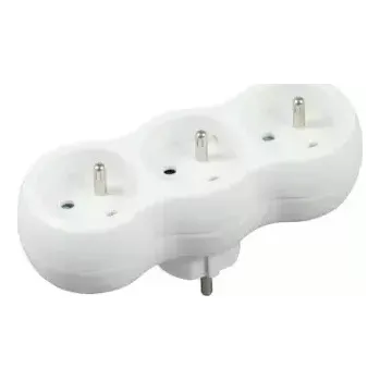 Prodlužovací kabel Rozbočka Konnoc DX-F B03, 3x kulatá v řadě