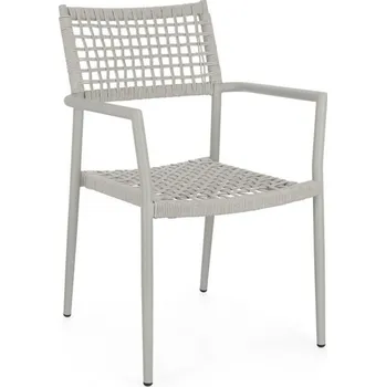 BIZZOTTO Zahradní židle CALETA šedá 0666038