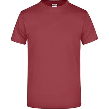 Pánské tričko James&amp;Nicholson Unisex triko JN002 Wine 4XL