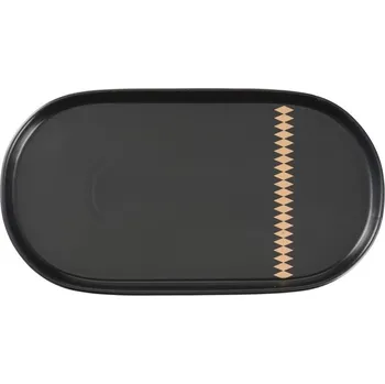 Talíř Talíř na dort 30 cm GAJA BLACK VILLA ITALIA