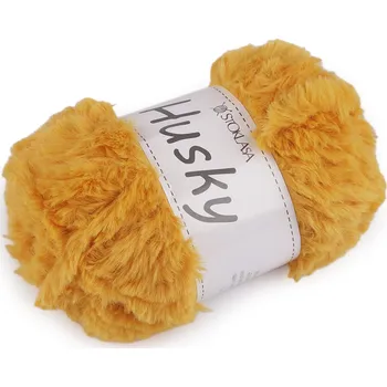 Příze Pletací příze Husky 100 g Varianta: 15 hořčicová, Balení: 1 ks