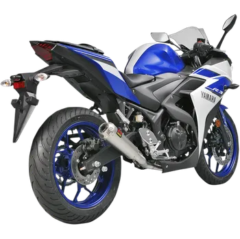 Výfuk pro motocykl Akrapovic Racing Line Stainless Steel/Stainless Steel Yamaha YZF-R25 2014 – 2021
