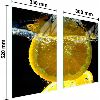 Kuchyňské prkénko Krájecí deska TMK ArtDeko sklo 2 ks