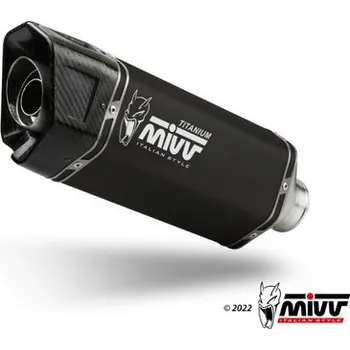 Výfuk pro motocykl Moto výfuk MIVV SR-1 BLACK TITANIUM TRIUMPH SPEED TRIPLE 1200 RR / RS 2021 - 2023