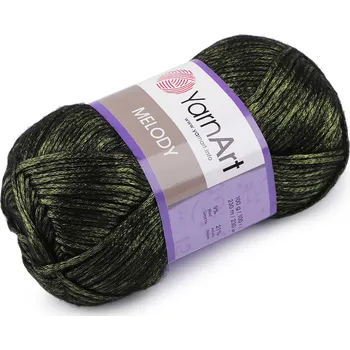 Příze Pletací příze Melody 100 g Varianta: 17 (898) zelená, Balení: 1 ks