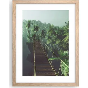 Obraz Obraz plakát v rámu světlý dub do obýváku 30x40 krajina plakáty na zeď