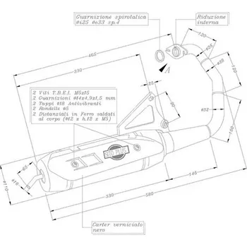 Motodíl Výfuk LeoVince YAMAHA BW'S 50/BW'S 50 NAKED 2004 - 2013 SITOPLUS