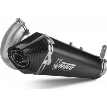 Výfuk pro motocykl Moto výfuk MIVV DELTA RACE BLACK DUCATI PANIGALE V2 955 2020 - 2023