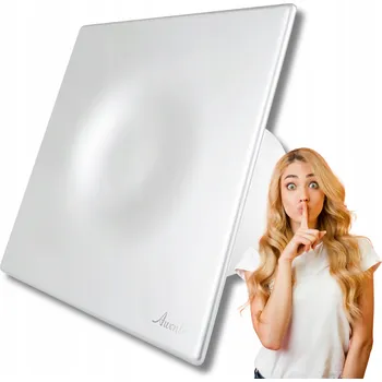 Domácí ventilátor Koupelnový ventilátor Awenta Silent fi125 Orion Satyna Wł Sznurkowy 125 mm