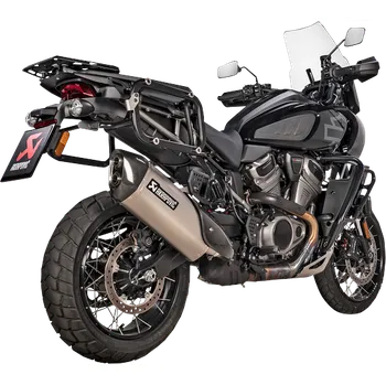 Výfuk pro motocykl Akrapovic Slash-Cut Titanium/Titanium Harley Davidson Pan America 1250 2021 – 2024