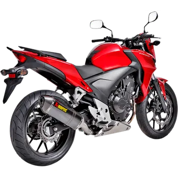 Výfuk pro motocykl Akrapovic Straight Can Carbon fiber/Carbon Honda CB 500 X 2013 – 2016