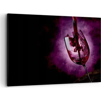 Obraz Velký obraz do obýváku 120x80 sklenice moderní na plátně obrazy